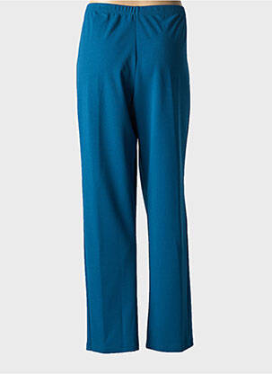 Pantalon drept țesătură crep mărime normală albastru GREGORY PAT femeie