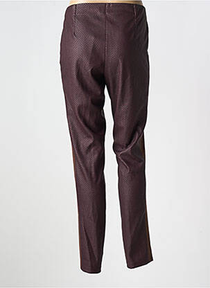 Pantalon slim mărime normală mărime normală maro GUY DUBOUIS femeie