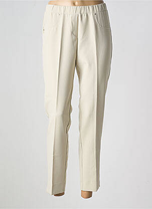 Pantalon 7/8 elasticitate mărime normală bej TELMAIL femeie