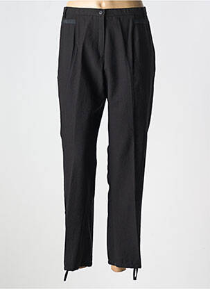 Pantalon slim țesătură poplin mărime normală negru MERI & ESCA femeie