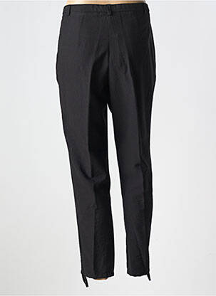 Pantalon slim țesătură poplin mărime normală negru MERI & ESCA femeie