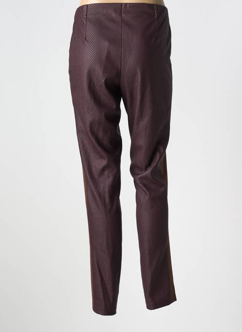 Pantalon slim maro GUY DUBOUIS femeie