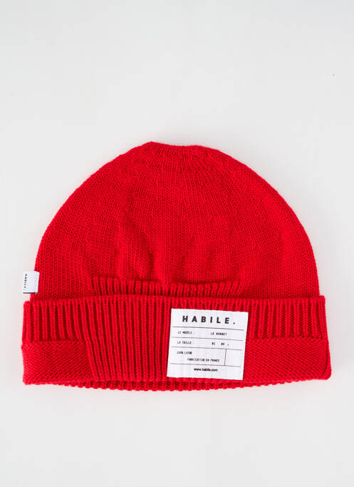 Căciulă roșu HABILE unisex