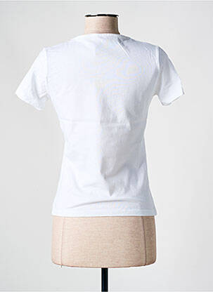 Tricou serigrafie cu strasuri mâneci scurte alb PULL IN femeie