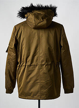 Parka mansete cu margini elastice fără glugă verde ELEVEN PARIS bărbat