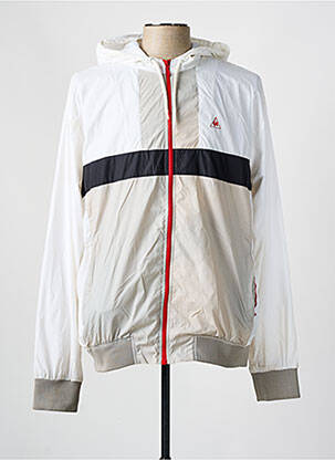 Jachetă vânt finisaj interior căptușeală satinată cu glugă bej LE COQ SPORTIF bărbat