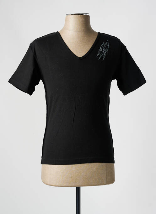 Tricou negru CRYSTAL VINTAGE bărbat