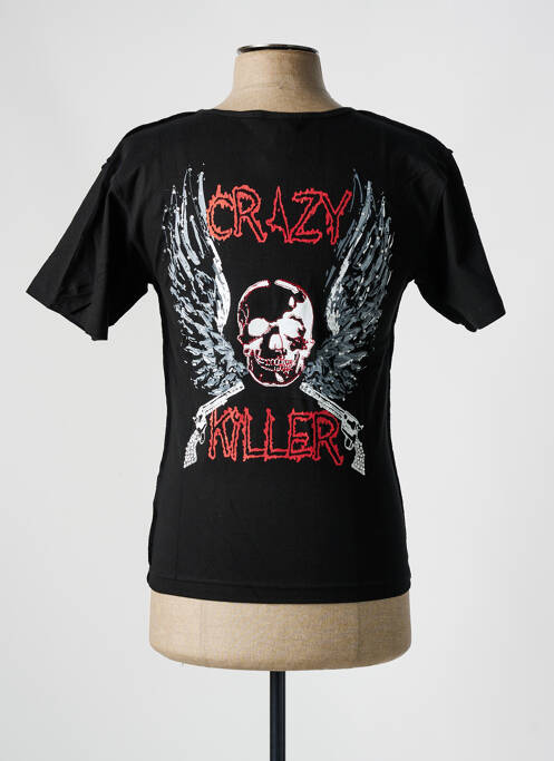 Tricou negru CRYSTAL VINTAGE bărbat