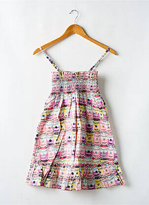 Rochie midi guler pătrat bretele subțiri roz ANDY WARHOL BY PEPE JEANS fată