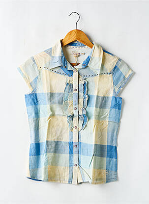 Cămașă albastru LE TEMPS DES CERISES fată