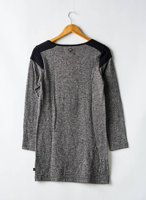 Rochie pulover gri LE TEMPS DES CERISES fată