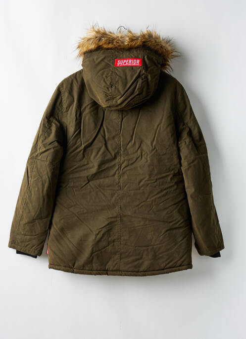 Parka verde LE TEMPS DES CERISES fată