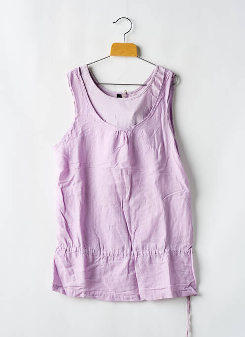 Tunică fără mâneci violet RWD fată