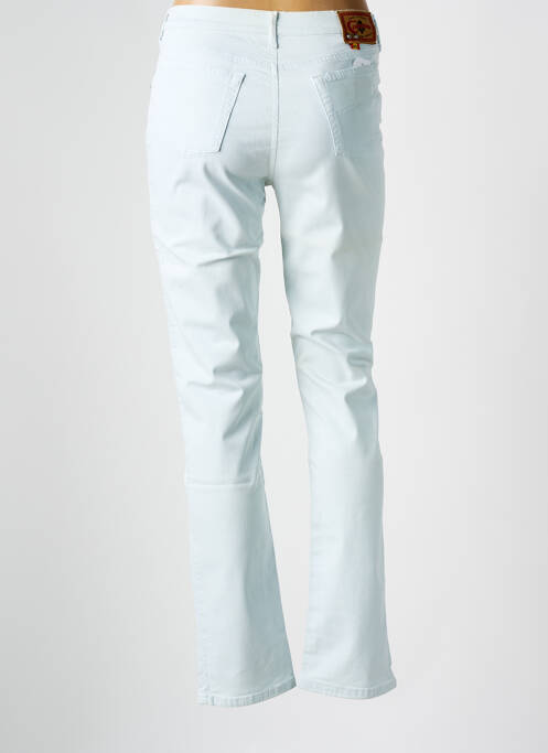 Pantalon slim albastru CIMARRON fată