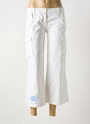 Pantalon 7/8 buzunare alb BIG STAR femeie