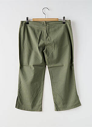 Pantalon trei sferturi croială dreaptă verde DIESEL femeie