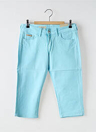 Pantalon trei sferturi croială dreaptă albastru PEPE JEANS femeie
