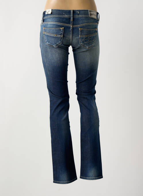 Blugi cu croială slim albastru ANDY WARHOL BY PEPE JEANS femeie