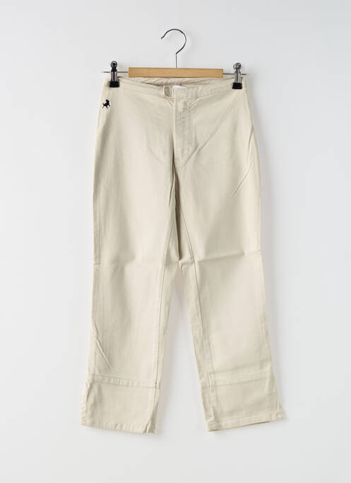 Pantalon trei sferturi bej LOIS femeie