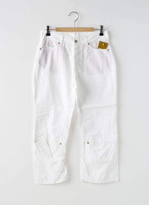 Pantalon trei sferturi alb FREEMAN T.PORTER femeie