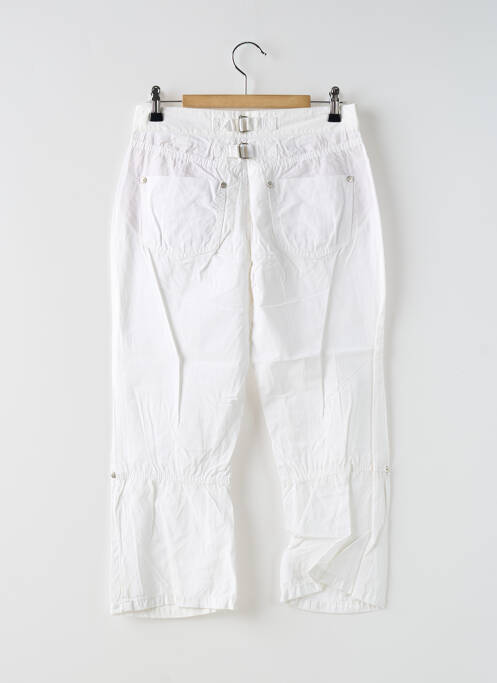 Pantalon trei sferturi alb FREEMAN T.PORTER femeie