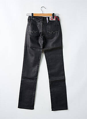 Pantalon slim țesătură acoperită mărime normală negru LE TEMPS DES CERISES femeie
