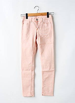 Blugi cu croială slim roz LE TEMPS DES CERISES fată