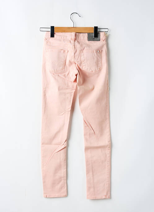 Blugi cu croială slim roz LE TEMPS DES CERISES fată
