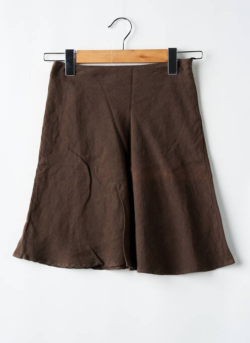 Fustă midi maro CIMARRON fată