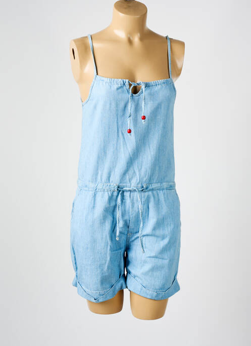Salopetă scurtă albastru LE TEMPS DES CERISES fată