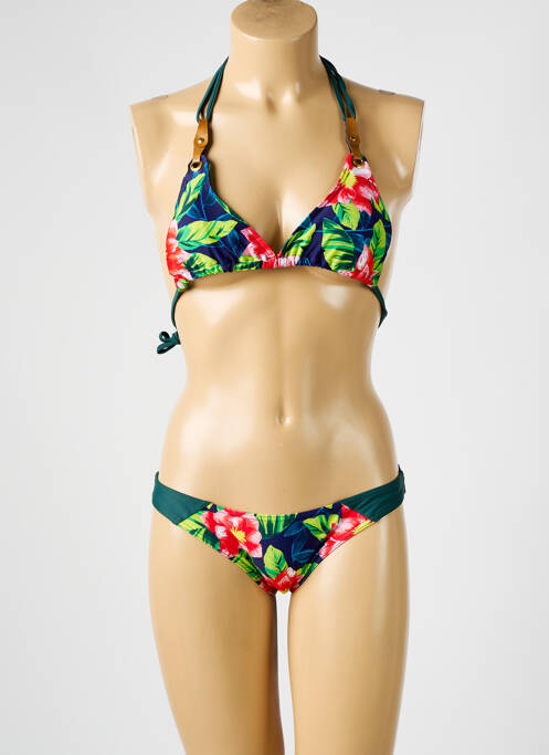 Costum de baie din două piese albastru PULL IN femeie