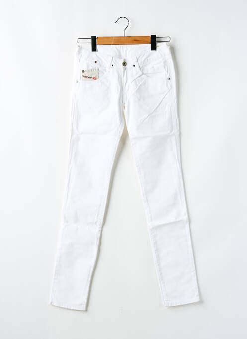 Blugi cu croială slim alb DIESEL fată