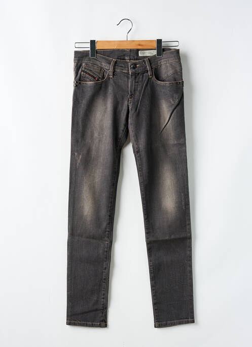 Blugi cu croială slim gri DIESEL fată