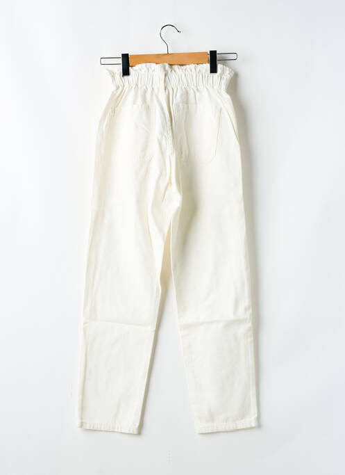 Blugi cu croială dreaptă alb TEDDY SMITH fată