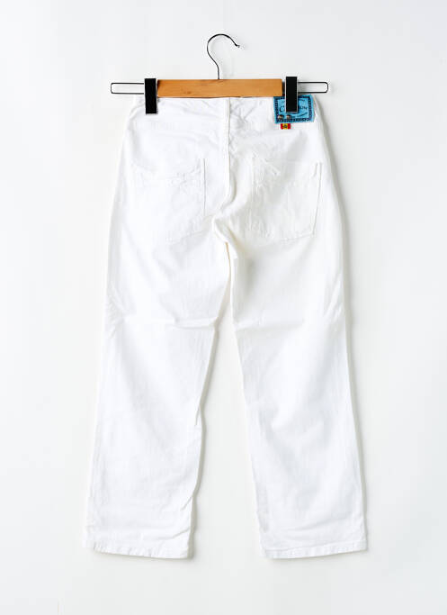 Pantalon trei sferturi alb CIMARRON fată