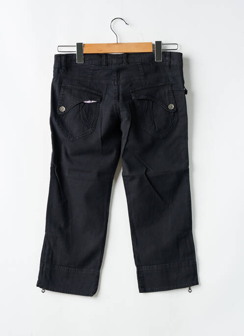 Pantalon trei sferturi negru DIESEL fată