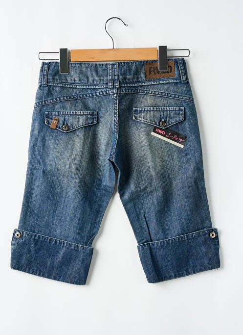 Bermudă croială dreaptă albastru RWD fille