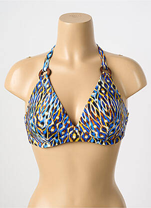 Sutien de costum de baie albastru ANTIGEL femeie