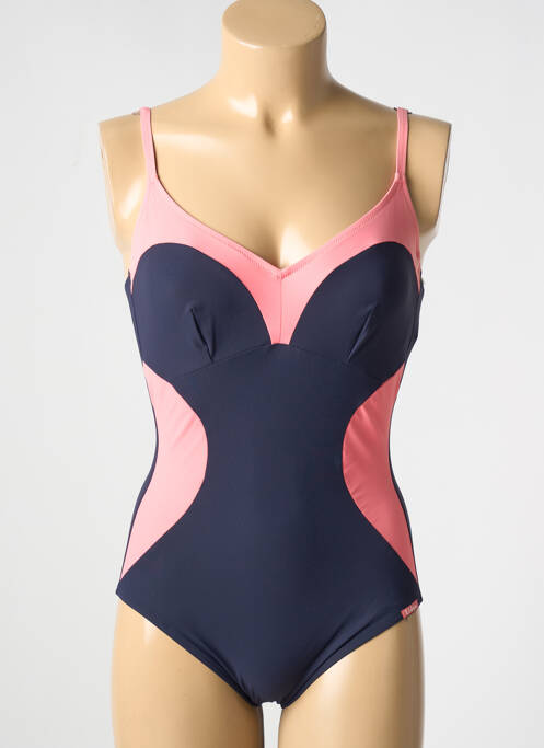 Costum de baie dintr-o singură piesă albastru LIDEA femeie