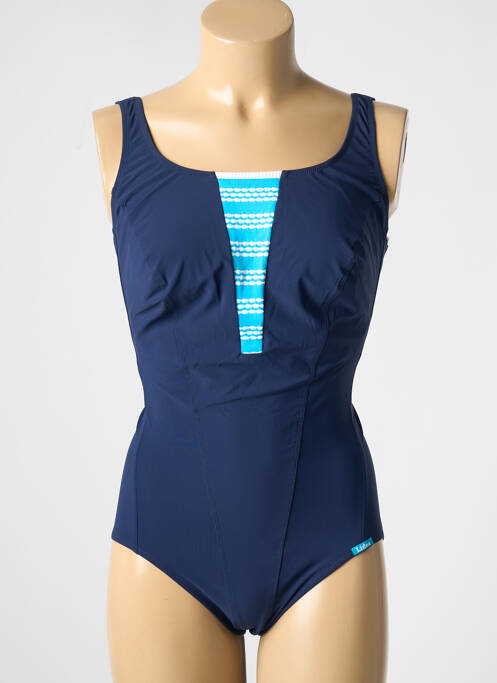 Costum de baie dintr-o singură piesă albastru LIDEA femeie
