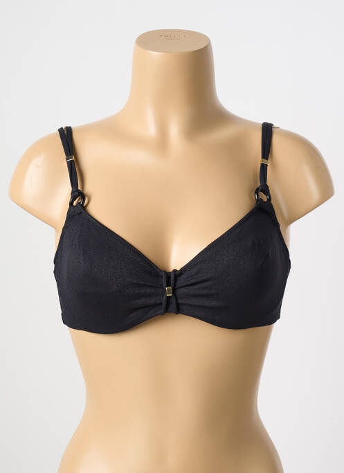 Sutien de costum de baie bretele elastice sutien balconet cu decolteu înalt negru MARIE JO femme