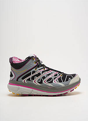 Adidași vârf rotund toc de 4 la 6 cm negru HOKA ONE ONE femeie