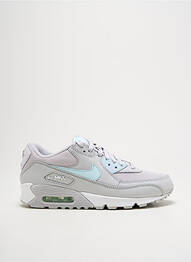 Adidași vârf rotund toc de 4 la 6 cm gri NIKE femme