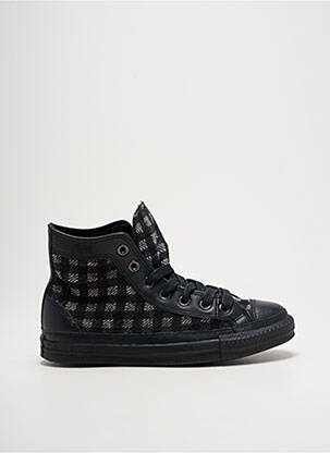 Adidași vârf rotund toc plat până la 3 cm negru CONVERSE femeie