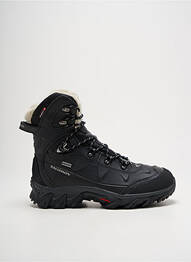 Adidași vârf rotund toc de 4 la 6 cm negru SALOMON femme