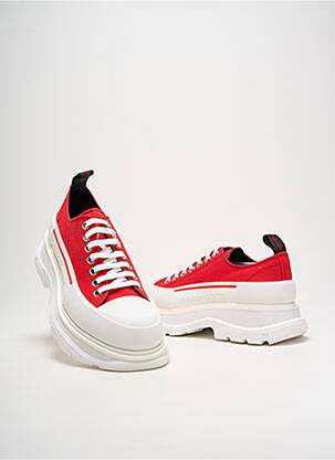 Adidași vârf rotund toc de 4 la 6 cm roșu ALEXANDER MCQUEEN femeie