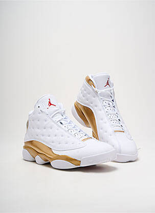 Adidași material neted vârf rotund alb JORDAN bărbat