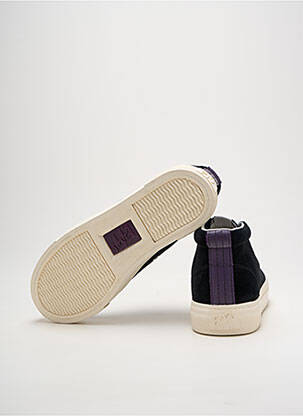 Adidași nubuc toc plat până la 3 cm negru EYTYS femeie