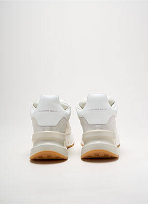 Adidași material neted toc de 4 la 6 cm alb ALEXANDER MCQUEEN femeie