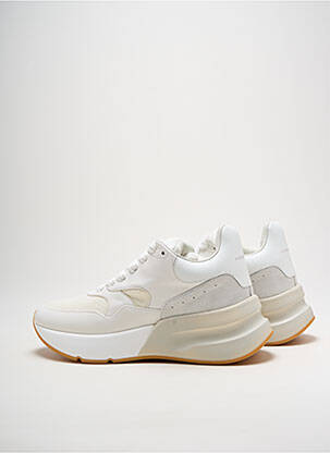 Adidași material neted toc de 4 la 6 cm alb ALEXANDER MCQUEEN femeie